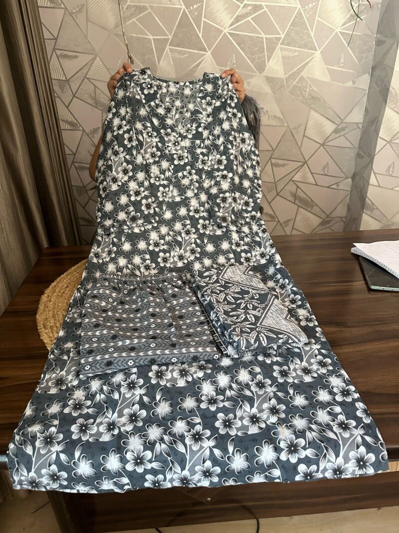 Printed Cotton Suit